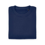 Unisex oversized sweatshirt van katoen 340 g/m² Whitehaven kleur marineblauw tweede vooraanzicht