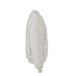 Unisex oversized sweatshirt van katoen 340 g/m² Whitehaven kleur lichtgrijs gemarmerd tweede weergave