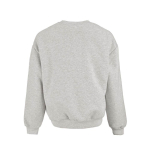 Unisex oversized sweatshirt van katoen 340 g/m² Whitehaven kleur lichtgrijs gemarmerd achter weergave