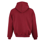Unisex oversized hoodie 340 g/m² van katoen en polyester Ericeira kleur bordeaux achter weergave