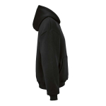 Unisex oversized hoodie 340 g/m² van katoen en polyester Ericeira kleur zwart tweede weergave