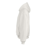 Unisex oversized hoodie 340 g/m² van katoen en polyester Ericeira kleur wit derde weergave