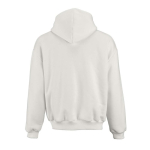 Unisex oversized hoodie 340 g/m² van katoen en polyester Ericeira kleur wit achter weergave