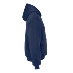 Unisex oversized hoodie 340 g/m² van katoen en polyester Ericeira kleur marineblauw tweede weergave