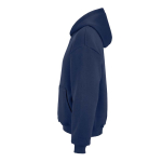 Unisex oversized hoodie 340 g/m² van katoen en polyester Ericeira kleur marineblauw derde weergave