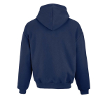 Unisex oversized hoodie 340 g/m² van katoen en polyester Ericeira kleur marineblauw achter weergave