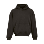 Unisex oversized hoodie 340 g/m² van katoen en polyester Ericeira kleur lila vooraanzicht