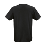 Unisex T-shirt van biologisch katoen regular fit 165g/m² Copacabana kleur zwart achter weergave