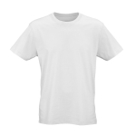 Unisex T-shirt van biologisch katoen regular fit 165g/m² Copacabana kleur wit vooraanzicht
