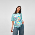 Unisex T-shirt van biologisch katoen regular fit 165g/m² Copacabana kleur lichtgroen tweede sfeerweergave