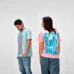 Unisex T-shirt van biologisch katoen regular fit 165g/m² Copacabana kleur lichtgroen vierde sfeerweergave