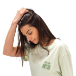Unisex T-shirt van biologisch katoen regular fit 165g/m² Copacabana kleur pastel groen tweede sfeerweergave