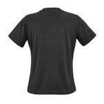 Dames T-shirt van biologisch ring-spun katoen 165 g/m² Copacabana kleur zwart achter weergave