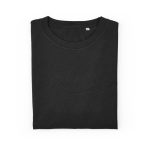 Dames T-shirt van biologisch ring-spun katoen 165 g/m² Copacabana kleur zwart tweede vooraanzicht