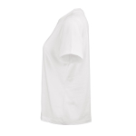 Dames T-shirt van biologisch ring-spun katoen 165 g/m² Copacabana kleur wit derde weergave