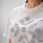 Dames T-shirt van biologisch ring-spun katoen 165 g/m² Copacabana kleur wit derde sfeerweergave