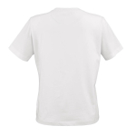 Dames T-shirt van biologisch ring-spun katoen 165 g/m² Copacabana kleur wit achter weergave