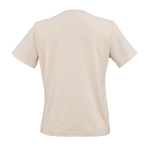 Dames T-shirt van biologisch ring-spun katoen 165 g/m² Copacabana kleur beige achter weergave