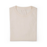 Dames T-shirt van biologisch ring-spun katoen 165 g/m² Copacabana kleur beige tweede vooraanzicht