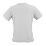 Dames T-shirt van biologisch ring-spun katoen 165 g/m² Copacabana kleur lichtgrijs achter weergave