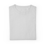 Dames T-shirt van biologisch ring-spun katoen 165 g/m² Copacabana kleur lichtgrijs tweede vooraanzicht