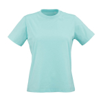Dames T-shirt van biologisch ring-spun katoen 165 g/m² Copacabana kleur lichtgroen vooraanzicht