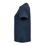 Dames T-shirt van biologisch ring-spun katoen 165 g/m² Copacabana kleur marineblauw derde weergave