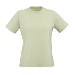 Dames T-shirt van biologisch ring-spun katoen 165 g/m² Copacabana kleur pastel groen vooraanzicht