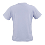 Dames T-shirt van biologisch ring-spun katoen 165 g/m² Copacabana kleur pastel blauw achter weergave