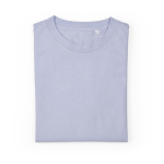 Dames T-shirt van biologisch ring-spun katoen 165 g/m² Copacabana kleur pastel blauw tweede vooraanzicht
