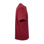 Unisex T-shirt van biologisch katoen in ribbreisel 180 g/m² Maya kleur bordeaux tweede weergave