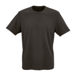 Unisex T-shirt van biologisch katoen in ribbreisel 180 g/m² Maya kleur lila vooraanzicht