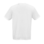 Unisex T-shirt van biologisch katoen in ribbreisel 180 g/m² Maya achter weergave