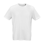 Unisex T-shirt van biologisch katoen in ribbreisel 180 g/m² Maya vooraanzicht