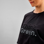 Unisex oversize T-shirt van biologisch katoen 240 g/m² Paloma kleur zwart tweede sfeerweergave