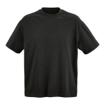Unisex oversize T-shirt van biologisch katoen 240 g/m² Paloma kleur zwart vooraanzicht