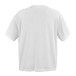 Unisex oversize T-shirt van biologisch katoen 240 g/m² Paloma kleur wit achter weergave