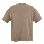 Unisex oversize T-shirt van biologisch katoen 240 g/m² Paloma kleur lichtbruin achter weergave