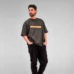 Unisex oversize T-shirt van biologisch katoen 240 g/m² Paloma kleur lila tweede sfeerweergave