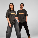 Unisex oversize T-shirt van biologisch katoen 240 g/m² Paloma kleur lila sfeerweegave
