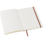 A5 gelijnd notitieboek van PU met elastische sluiting vierde weergave