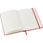 A5-notitieboek met elastische sluiting en blanco pagina’s derde weergave