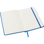 A5 gelijnd notitieboek van RPET en kunstleer met elastische sluiting vijfde weergave