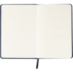 A5 gelijnd notitieboek van denimstof met casual afwerking derde weergave