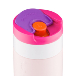 RVS thermobeker voor onderweg met klapdeksel Dopper 300 ml kleur roze tweede weergave