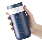 RVS thermobeker voor onderweg met klapdeksel Dopper 300 ml vierde weergave