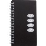Zakagenda met weekoverzicht en FSC®-certificering kleur zwart eerste weergave