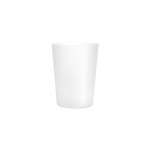 Herbruikbare en recyclebare mini plastic beker 220 ml kleur doorschijnend