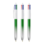 Plastic balpen met meerkleurmechanisme, 4 kleuren BIC® kleur groen