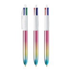 Plastic balpen met kleurverloop en inkt in 4 kleuren Gradient BIC® kleur meerkleurig